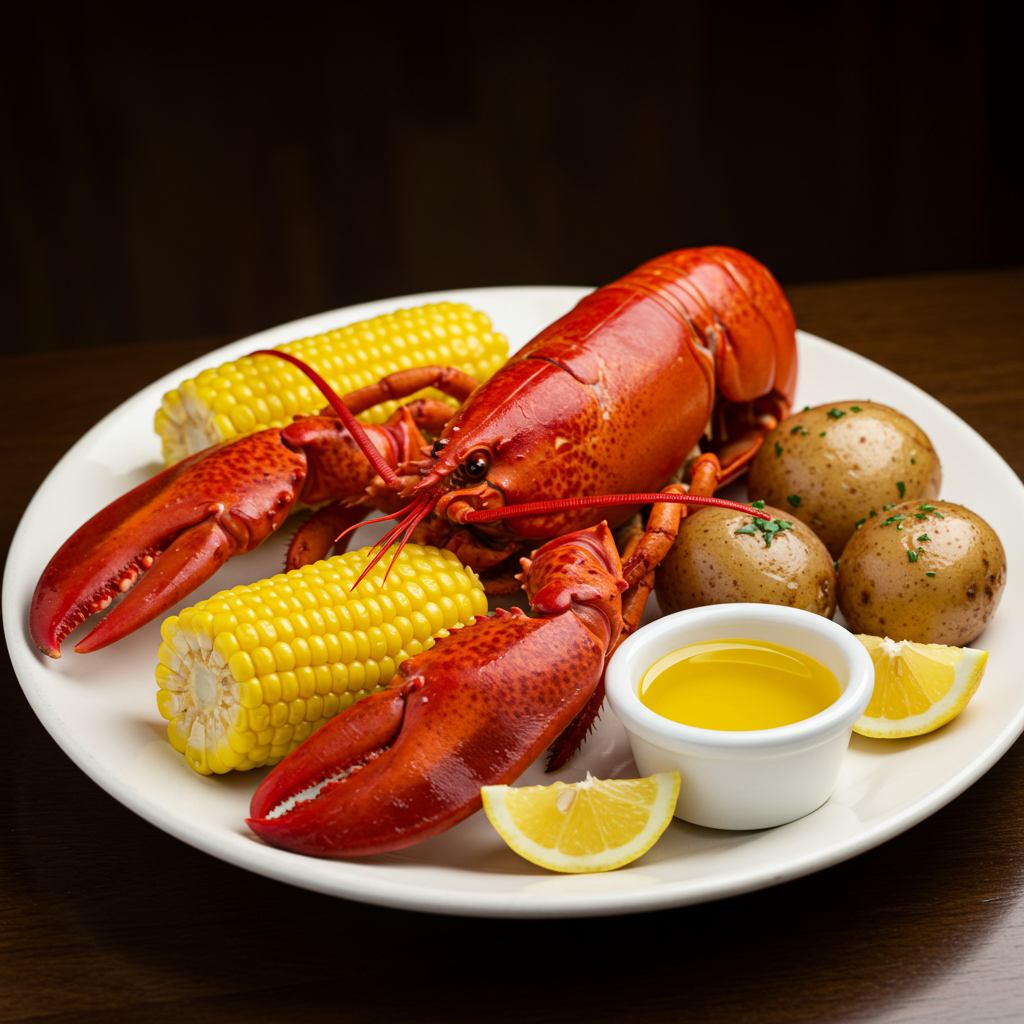 1. The Classic Whole Steamed Lobster Dinner