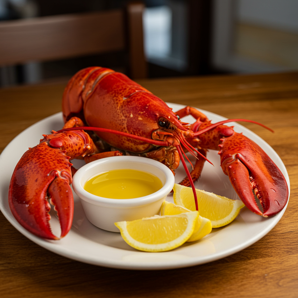 1. Traditional New England Steamed Lobster