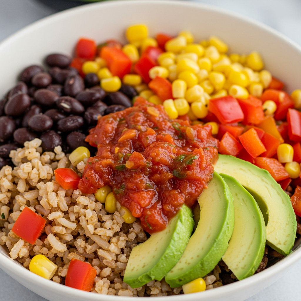 2. 5-Minute Vegan Burrito Bowl