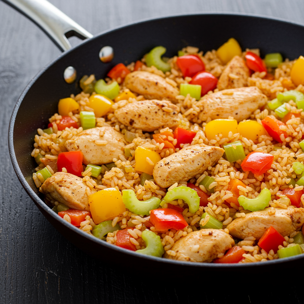 2. Cajun Chicken Jambalaya