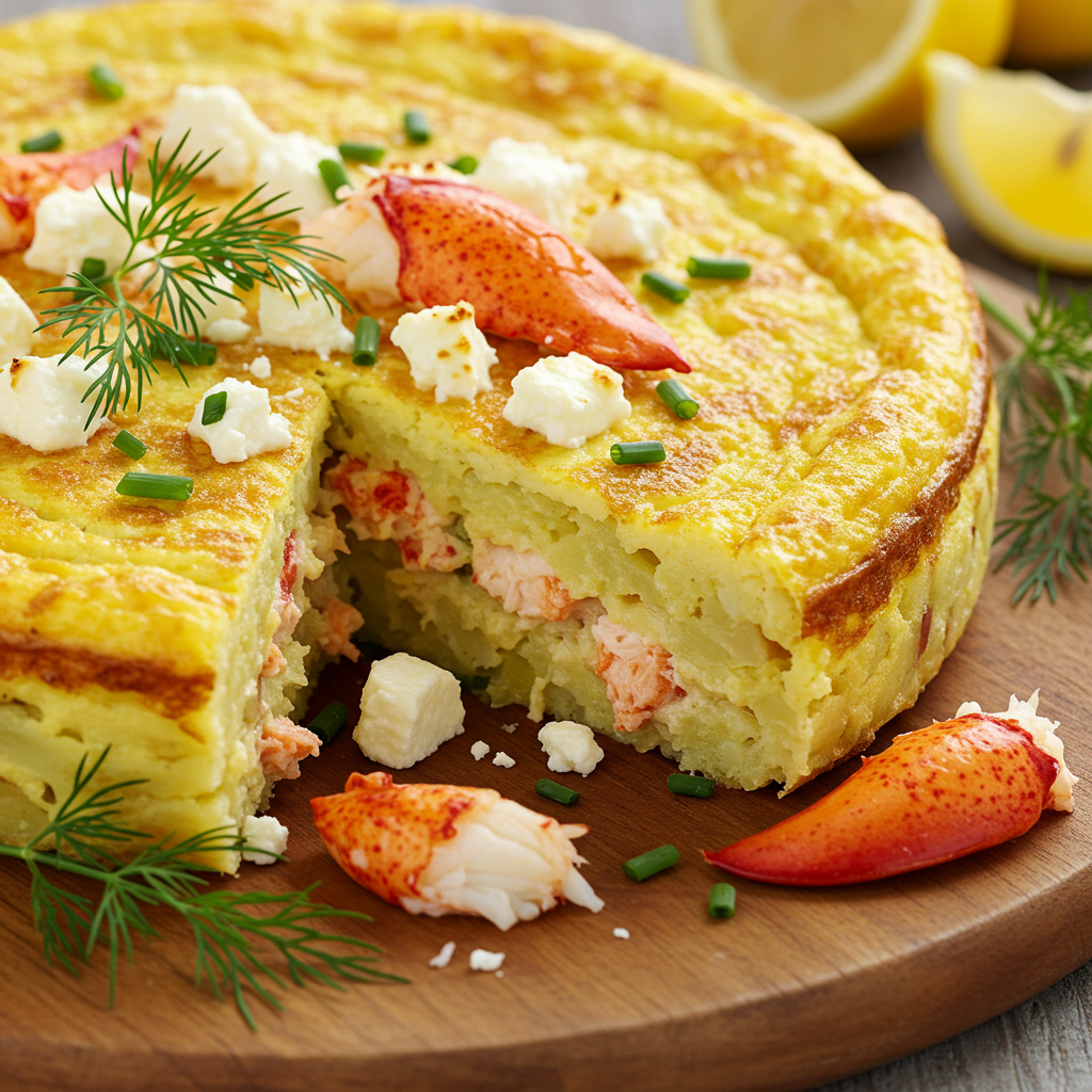 2. Creamy Mashed Potato Lobster Frittata (Kathâs Kitchen Sync Inspired)
