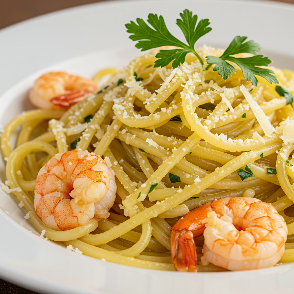 2. Garlic Butter Langostino Pasta