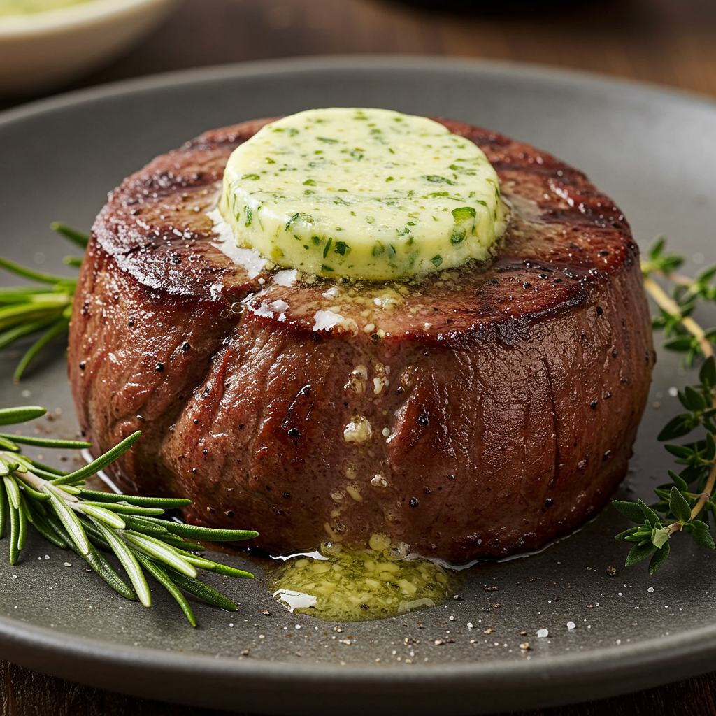 2. Garlic Herb Filet Mignon