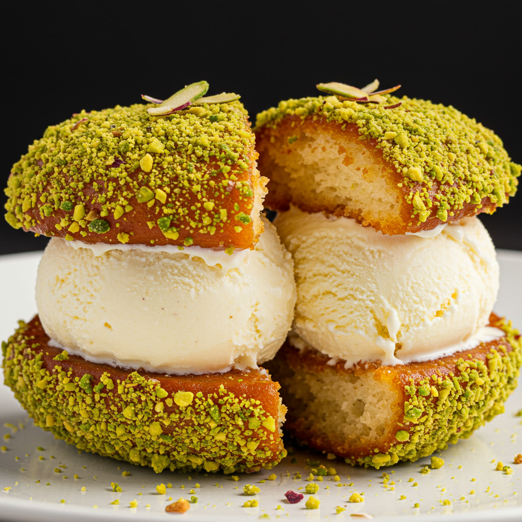 2. Gulab Jamun Ice Cream Sandwich