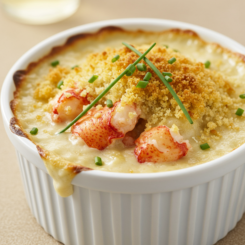 2. Herb-Crusted Lobster Newburg