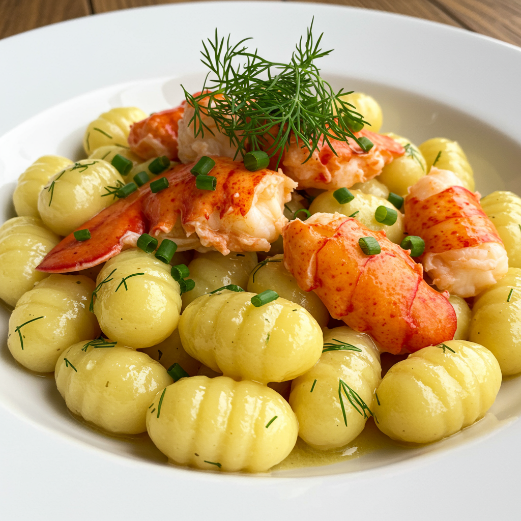 2. Lemon Herb Lobster Gnocchi