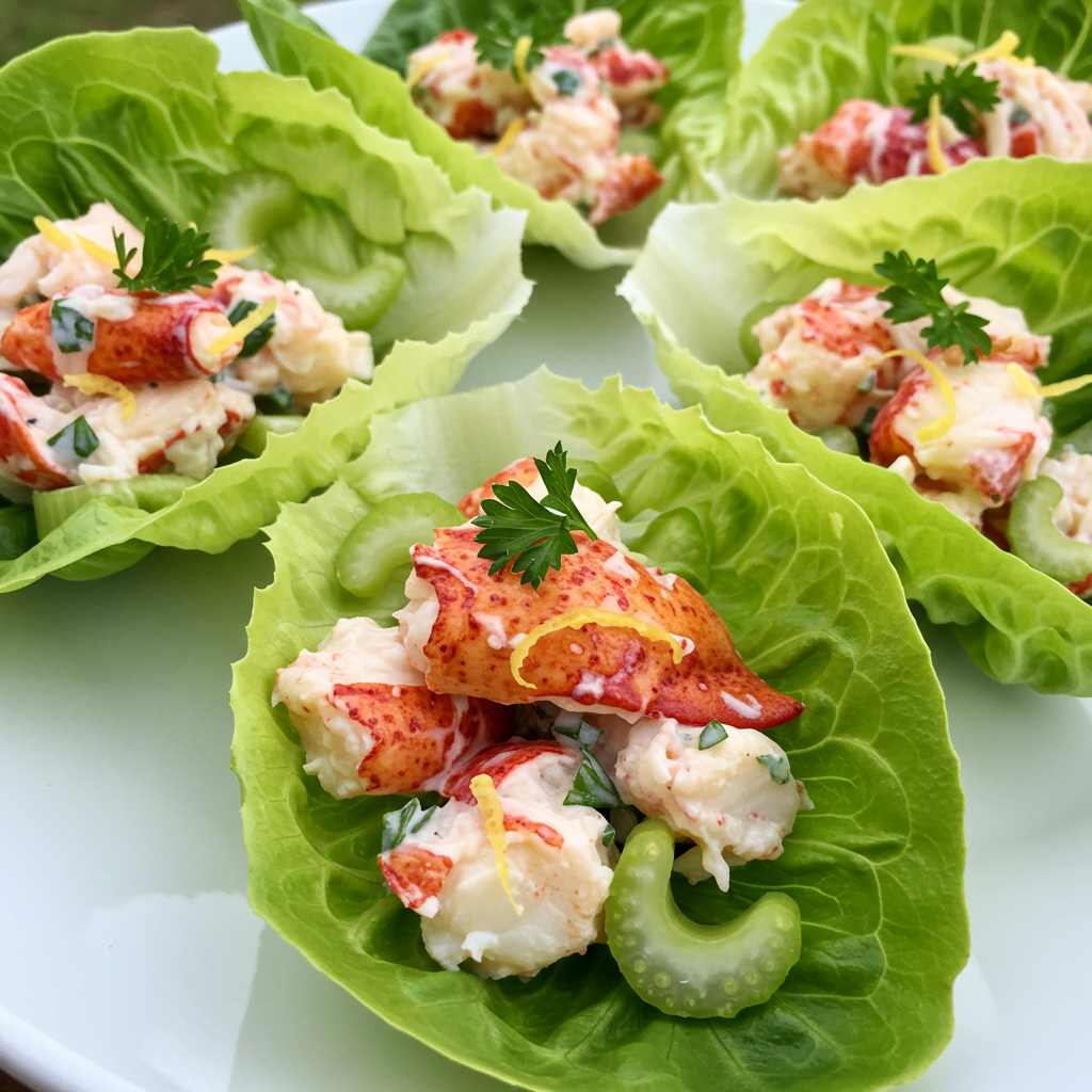 2. Light and Zesty Lobster Salad