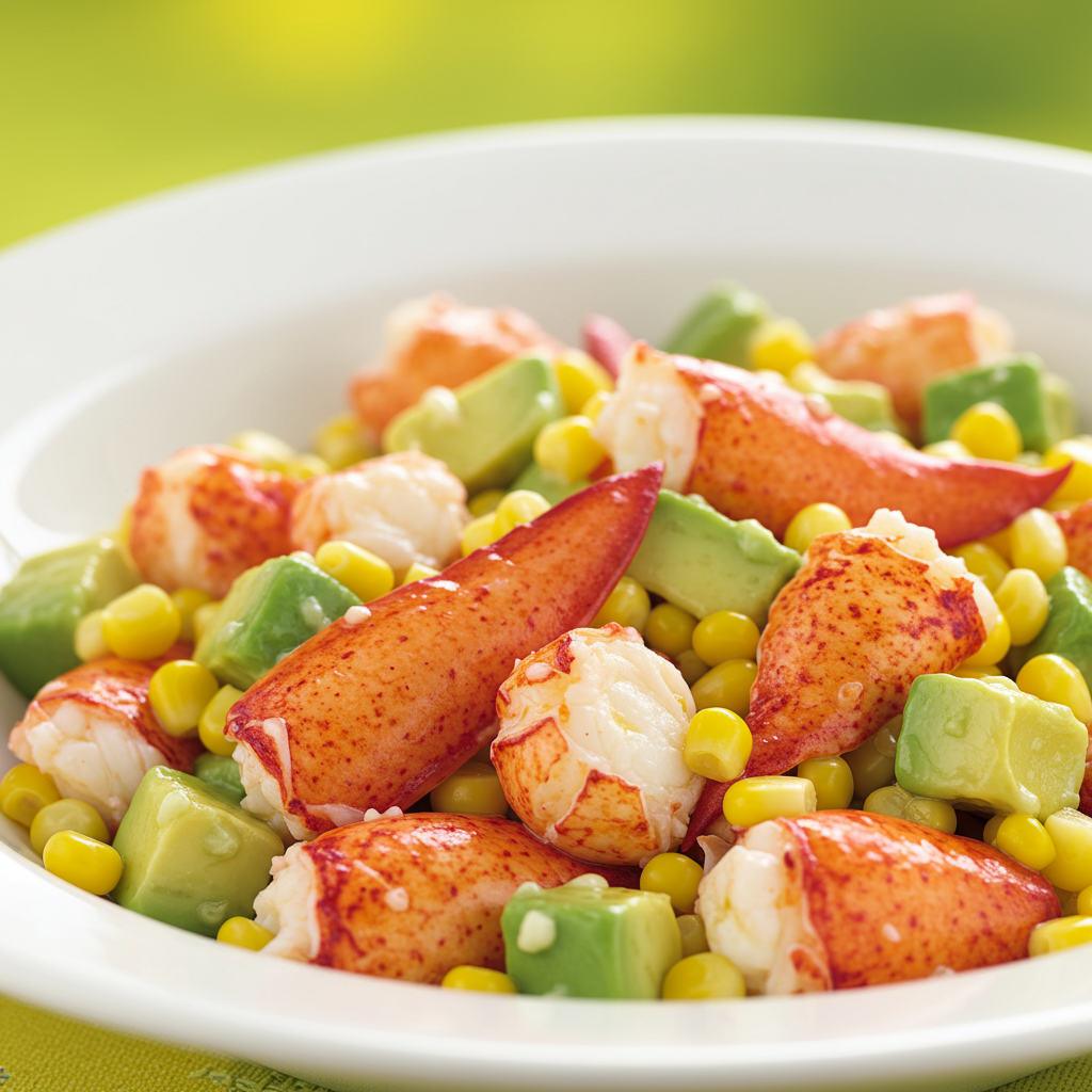 2. Mediterranean Lobster Salad with Lemon Vinaigrette