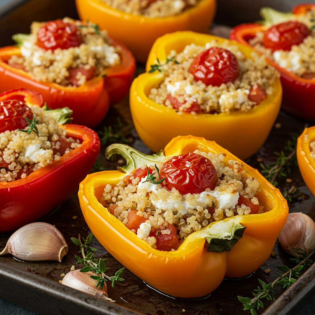 2. Quinoa-Stuffed Bell Peppers