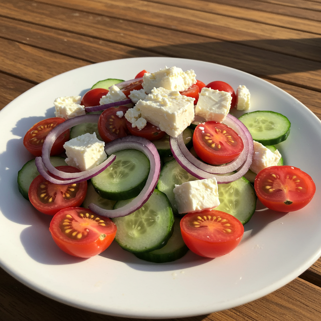 2. Refreshing Cucumber &amp; Tomato Salad