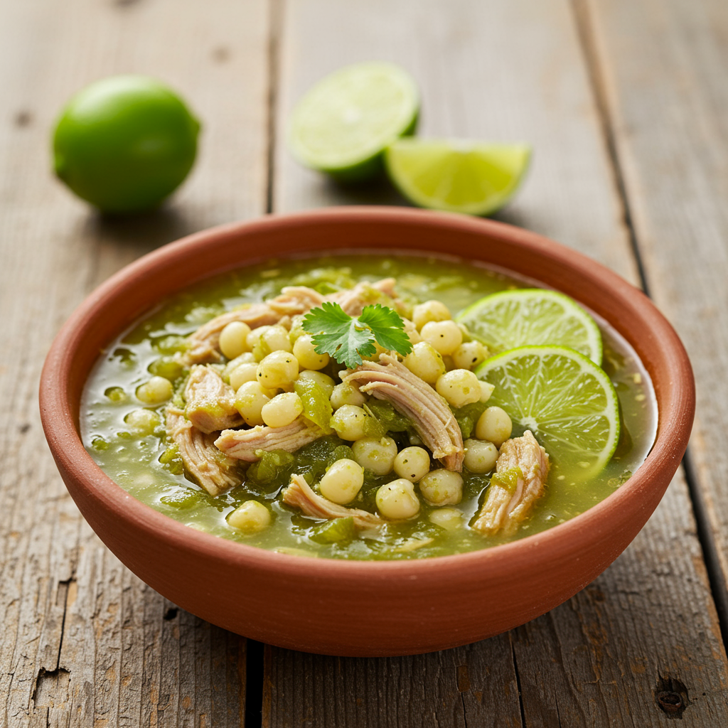 2. Slow Cooker Chicken Pozole Verde