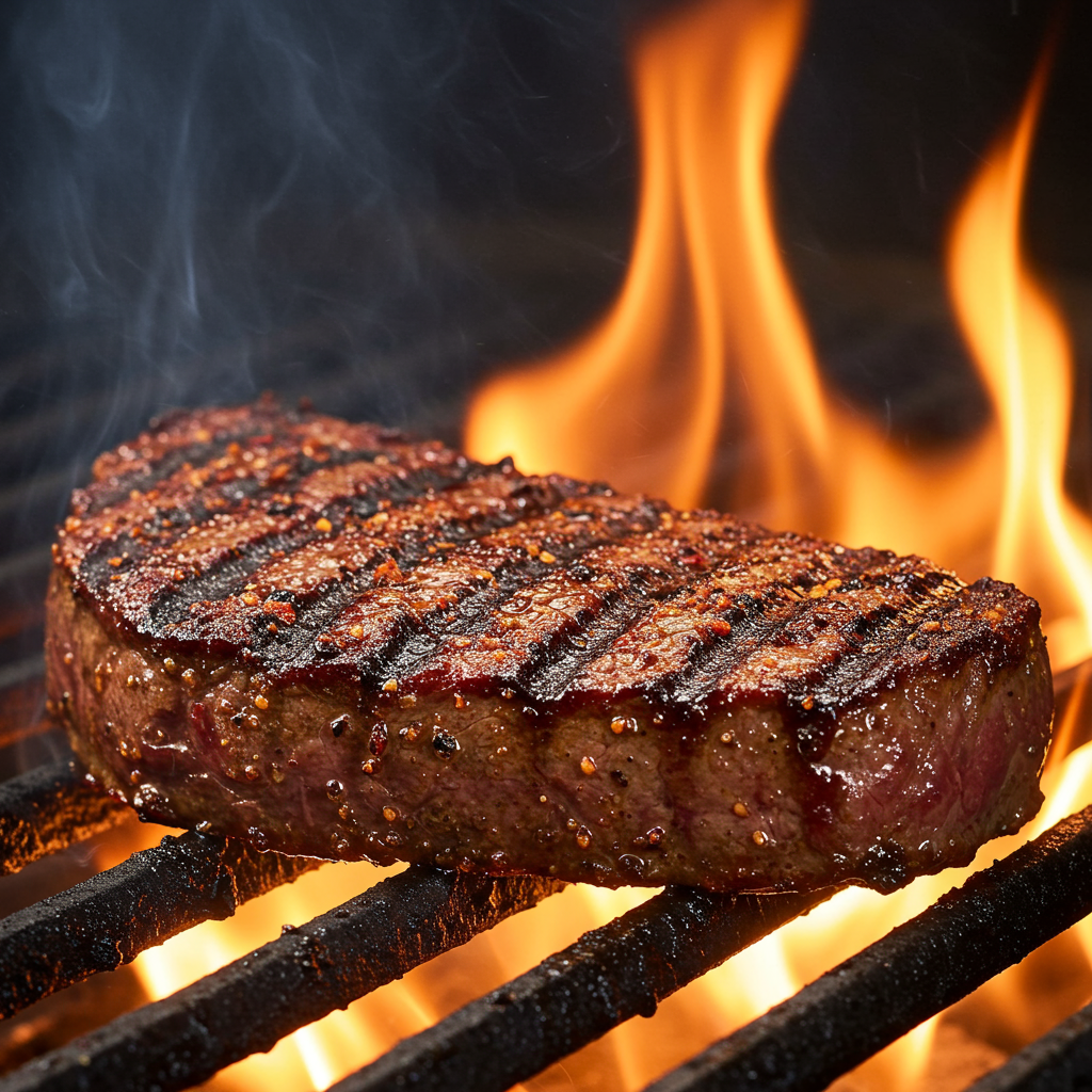 2. Spicy Cajun Strip Steak