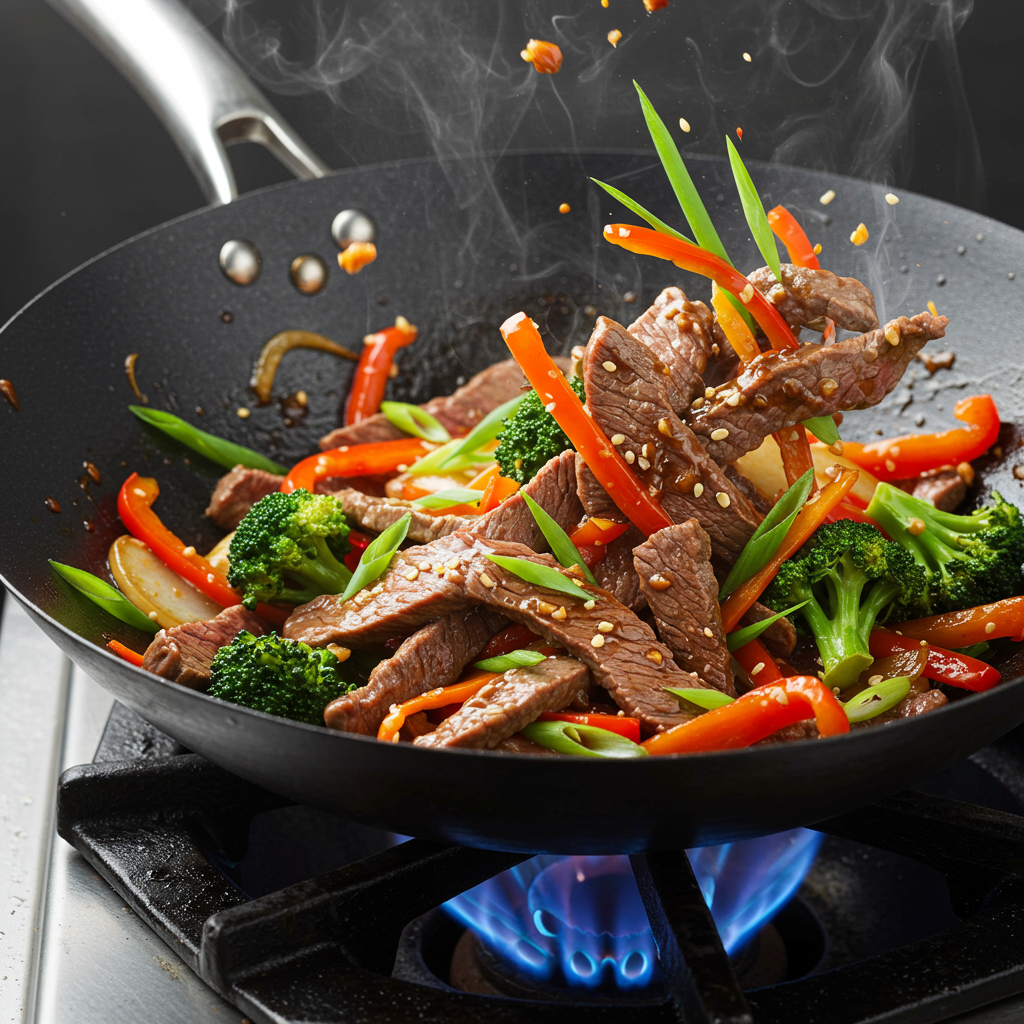 3. Asian-Style Garlic Ginger Steak