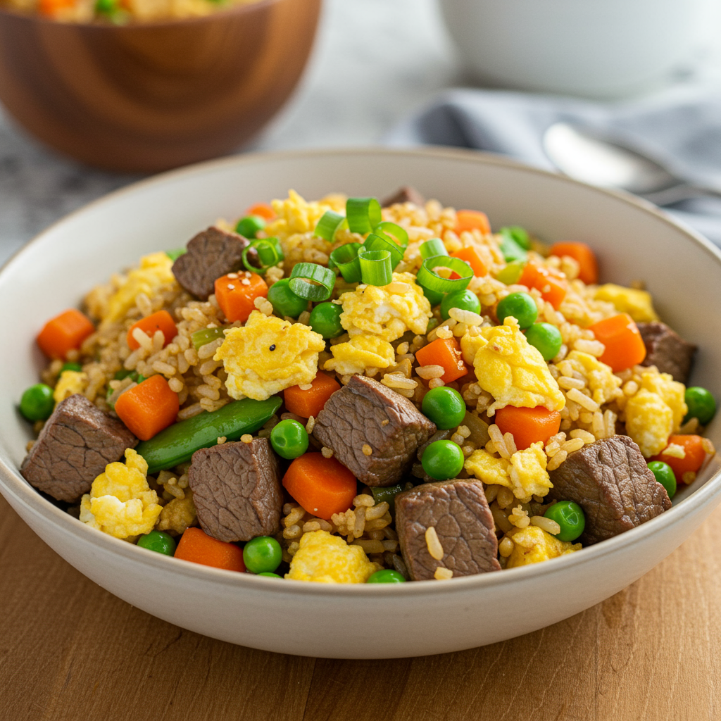 3. Asian-Style Steak Fried Rice
