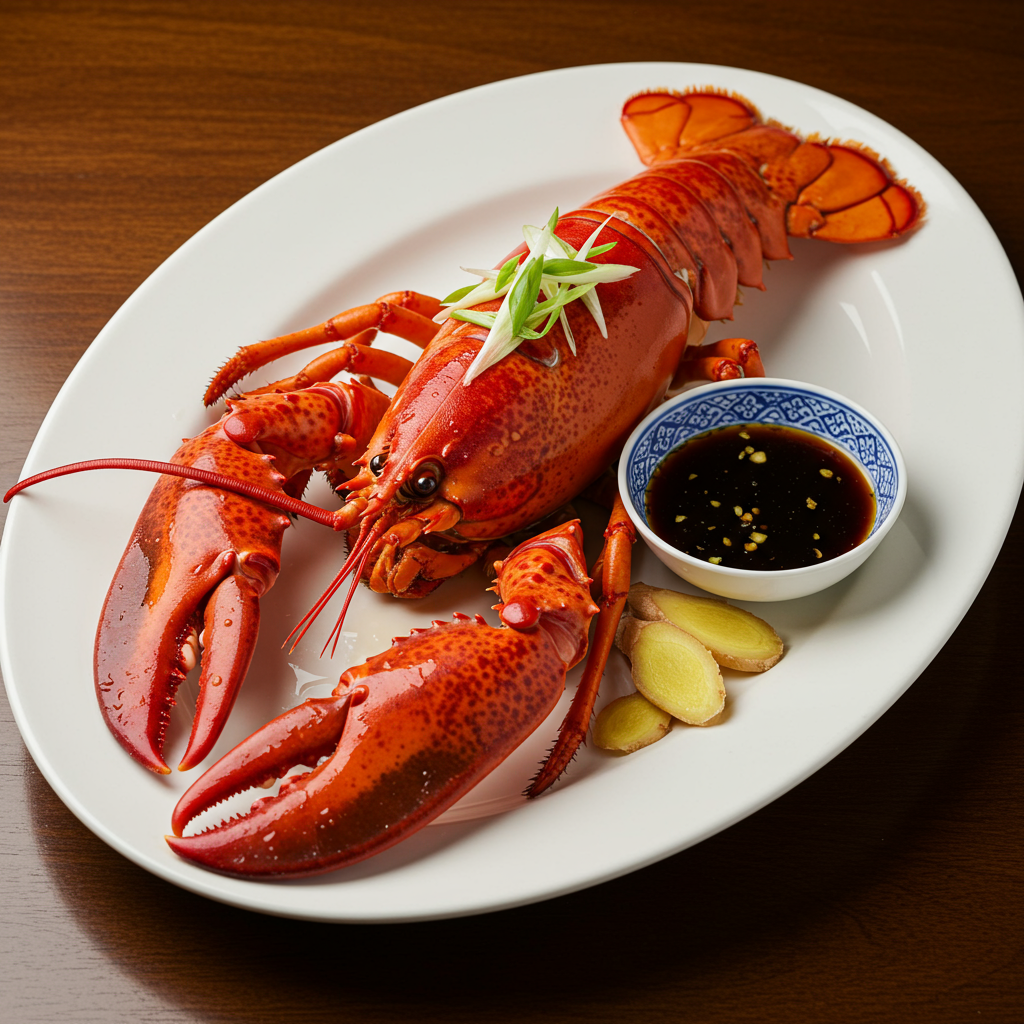3. Asian-Style Steamed Lobster