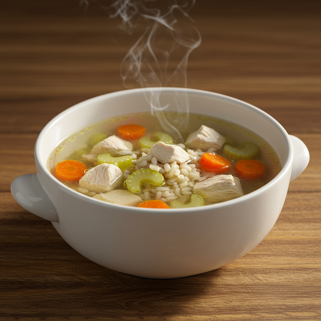 3. Gentle Chicken and Vegetable Soup