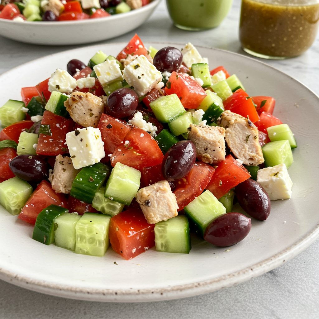 3. Greek Chicken Chopped Salad
