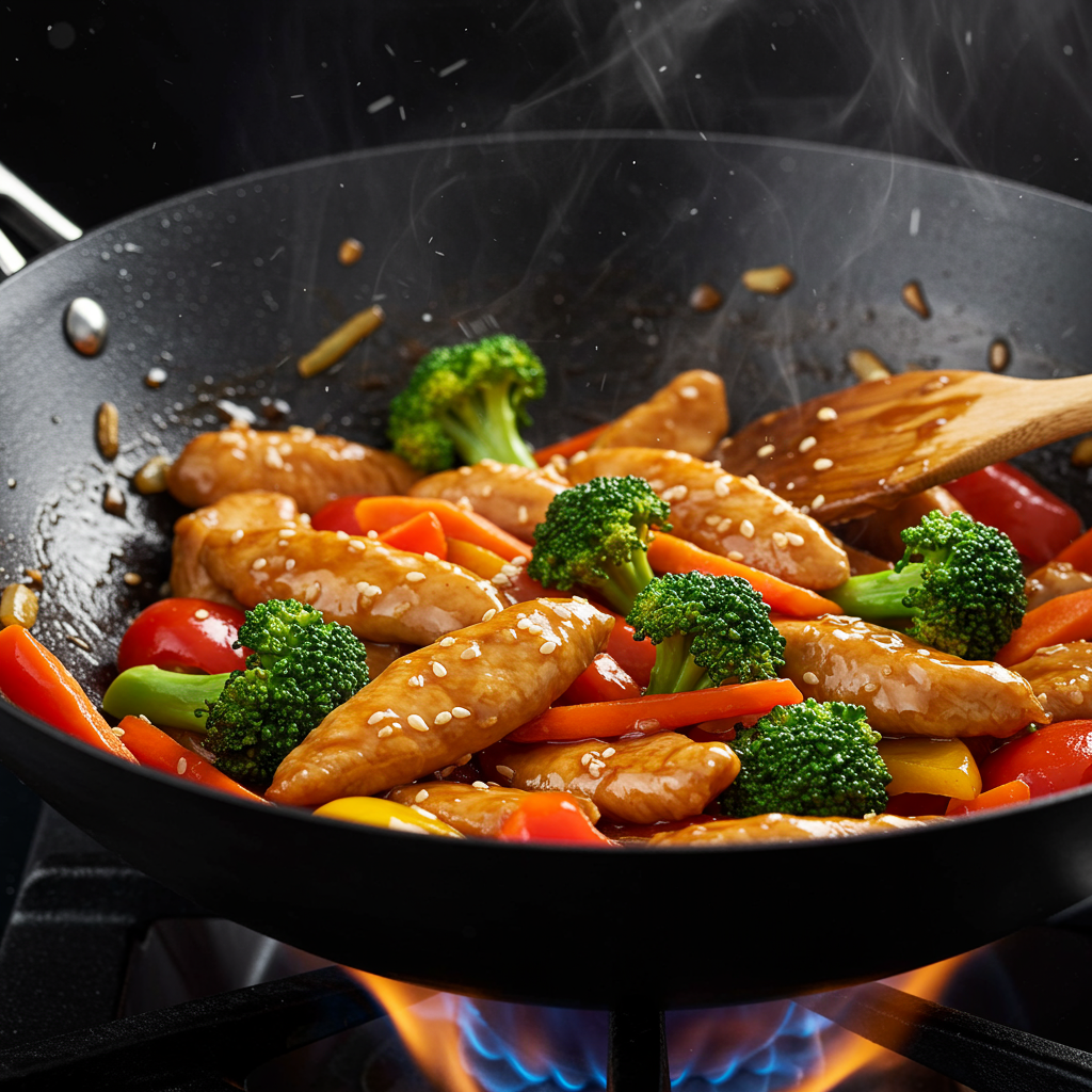 3. Honey Chicken Stir-Fry