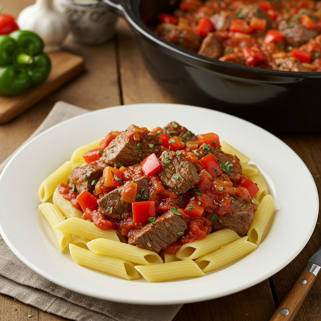 3. Italian Herb Crockpot Steak