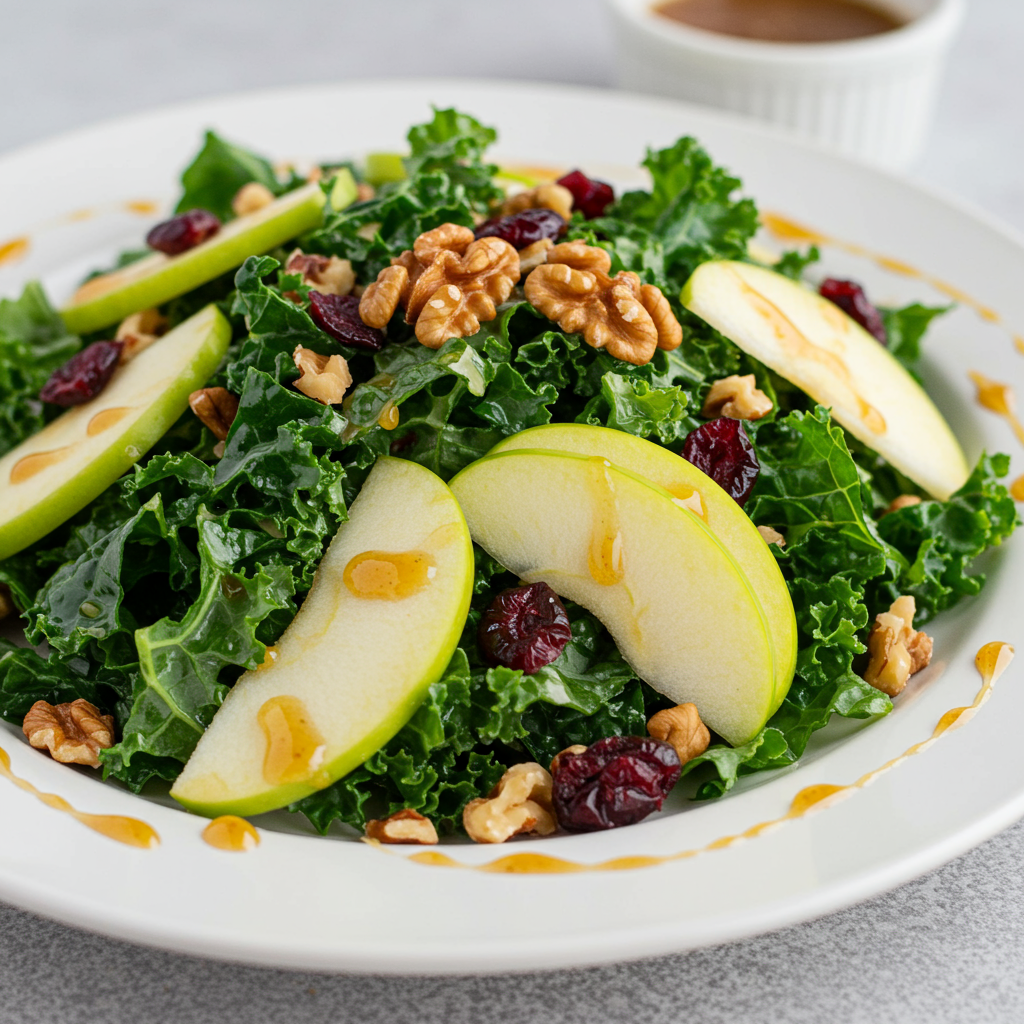 3. Kale &amp; Apple Salad with Maple Vinaigrette
