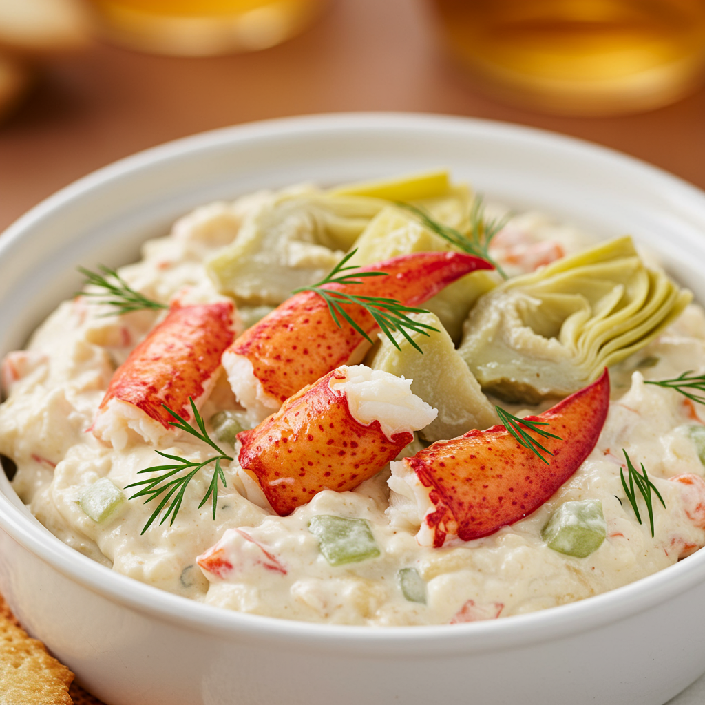 3. Lobster Artichoke Dip