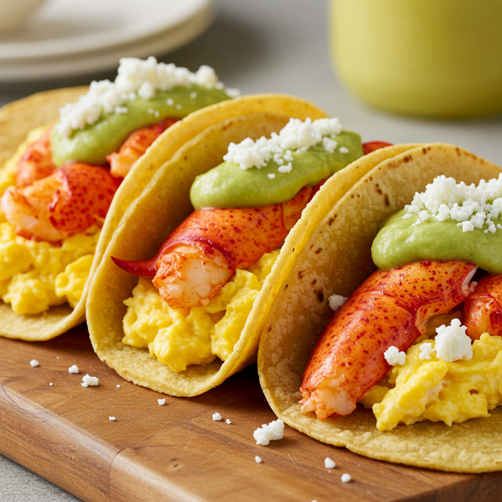 3. Lobster Breakfast Tacos: A Zesty Morning Fiesta