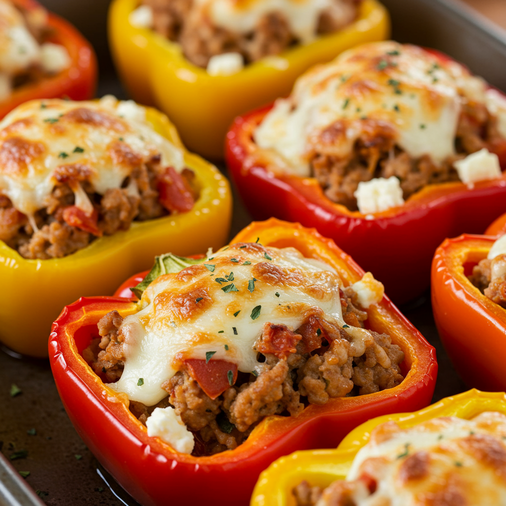 3. Mediterranean Stuffed Bell Peppers