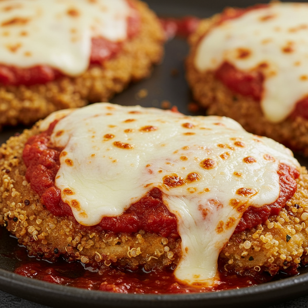 3. Quinoa Crusted Chicken Parmesan