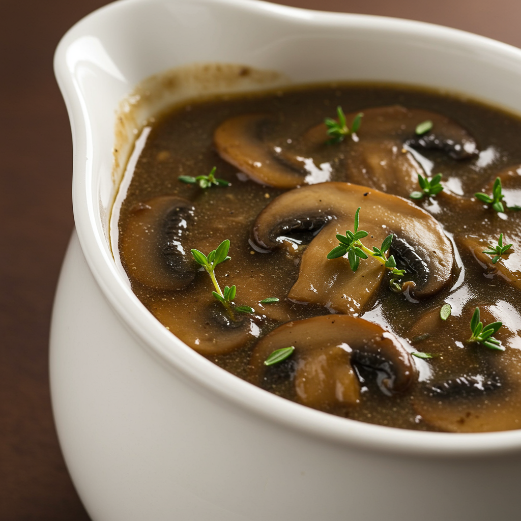3. Rich Mushroom and Herb Gravy