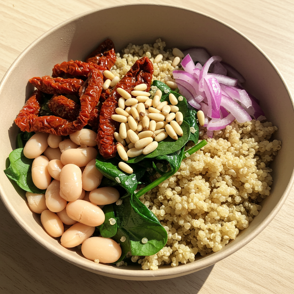 3. Spinach and White Bean Power Bowl