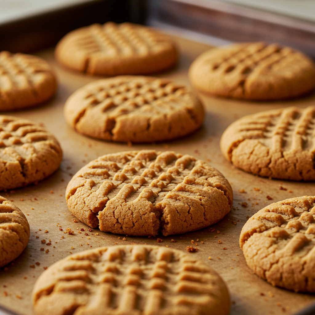3. Three-Ingredient Peanut Butter Cookies