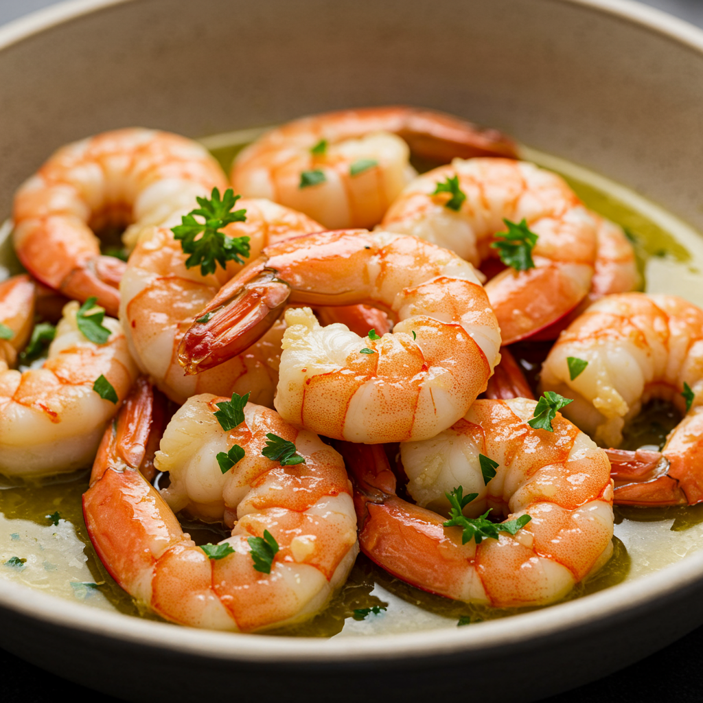 4. Air Fryer Garlic Butter Shrimp