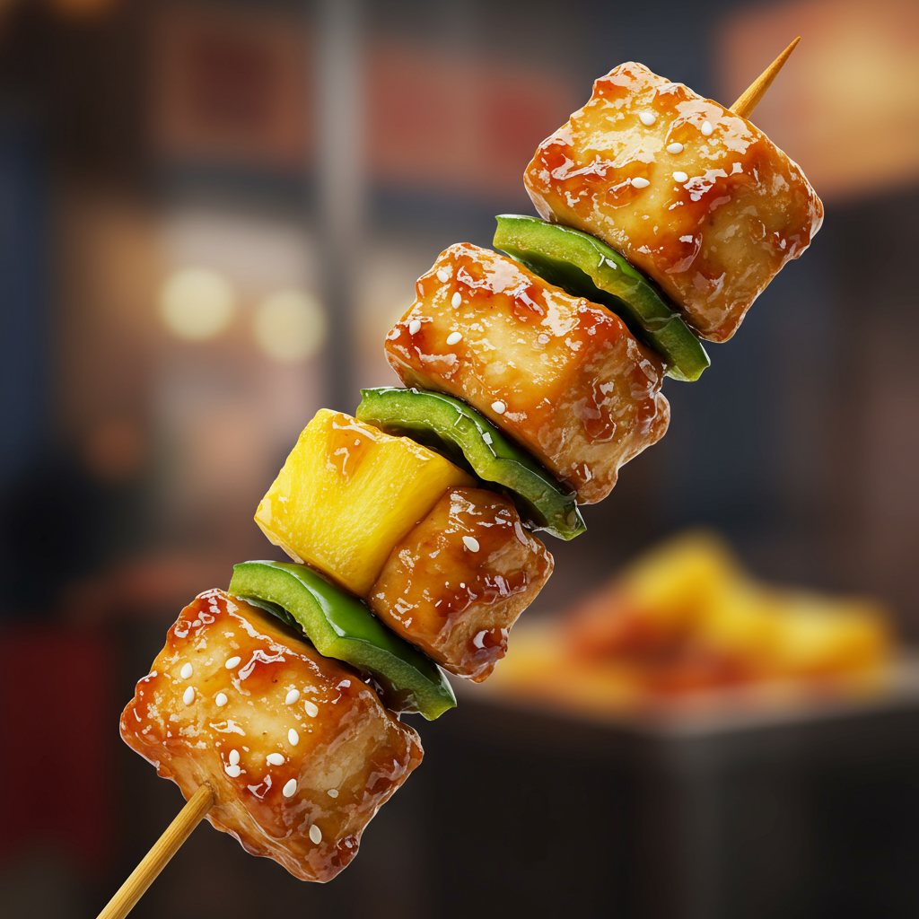 4. Asian Honey Teriyaki Chicken Kebabs