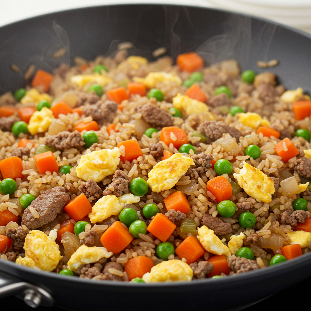 4. Asian-Inspired Beef Fried Rice