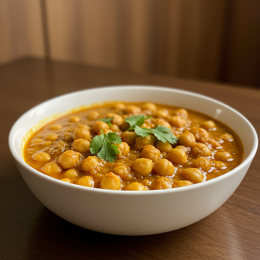 4. Chana Masala (Spiced Chickpea Curry)