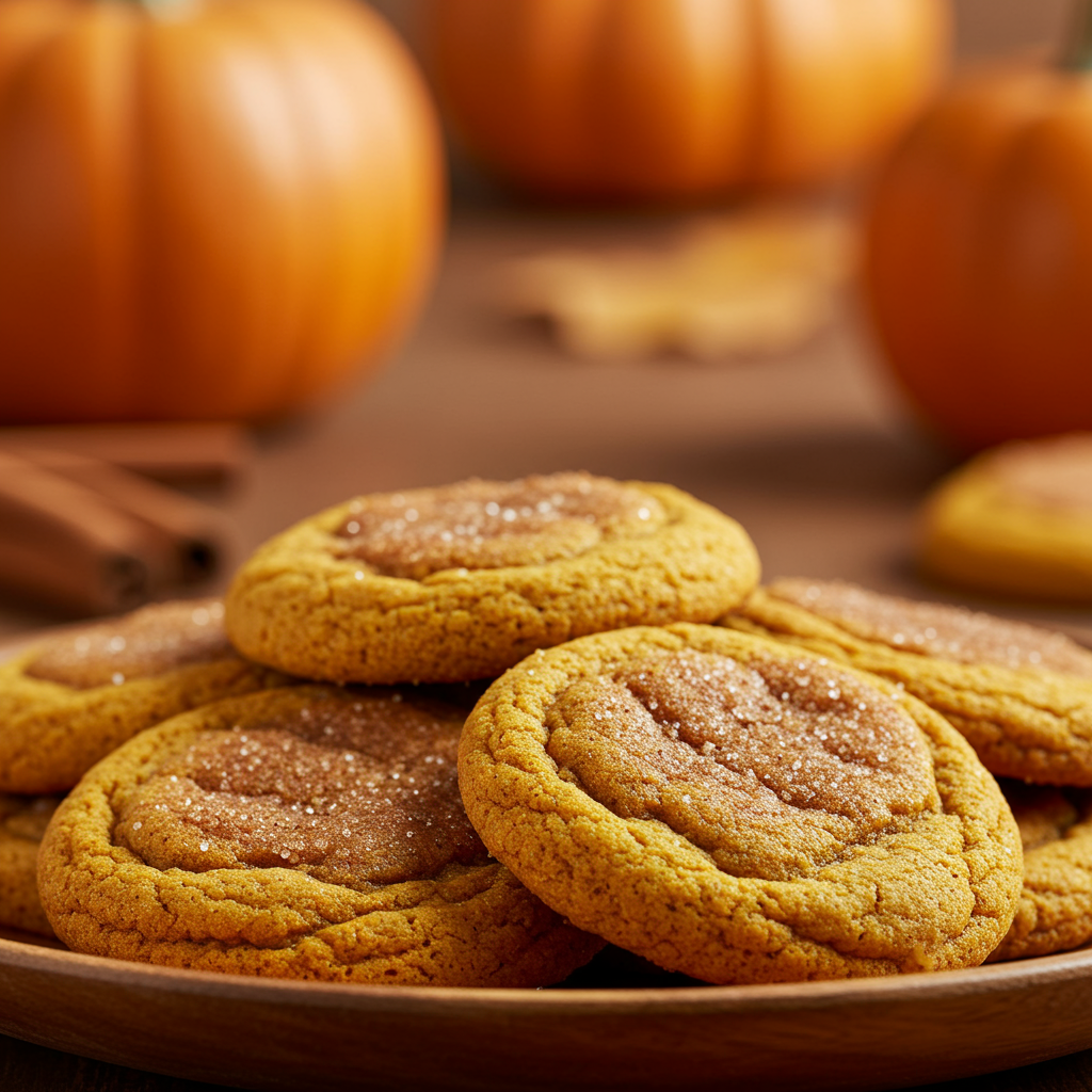 4. Chewy Pumpkin Spice Cookies