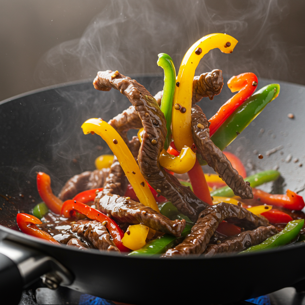 4. Chinese Black Pepper Beef