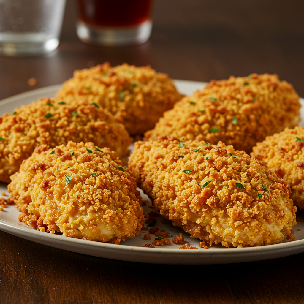 4. Crispy Oven-Baked Chicken