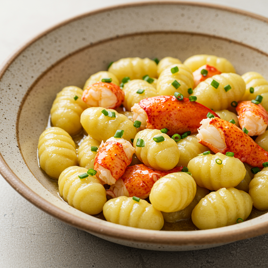 4. Garlic Butter Lobster Gnocchi