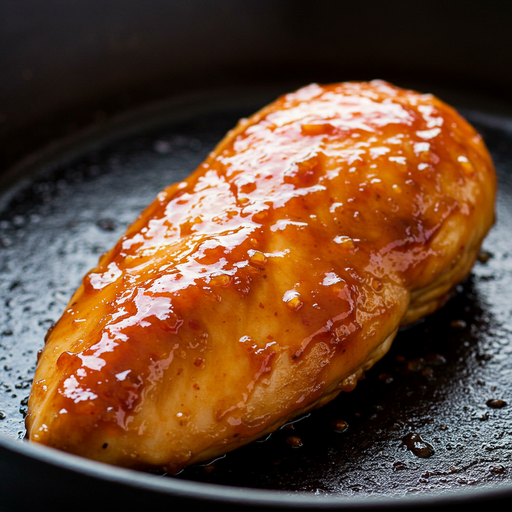 4. Honey Sriracha Glazed Chicken