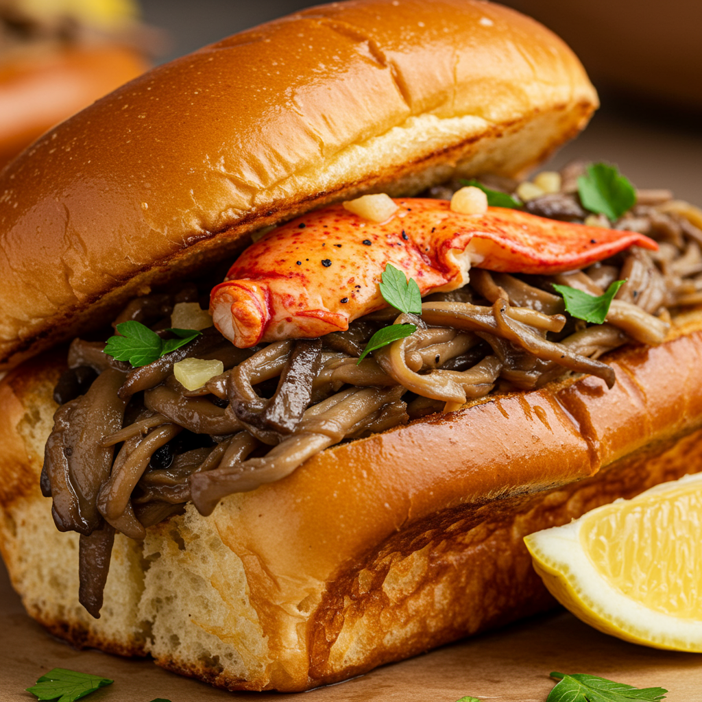 4. Lion’s Mane ‘Lobster’ Roll