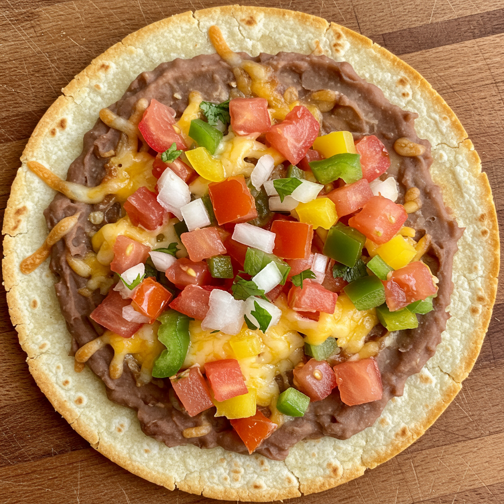 4. Loaded Mexican Pizza