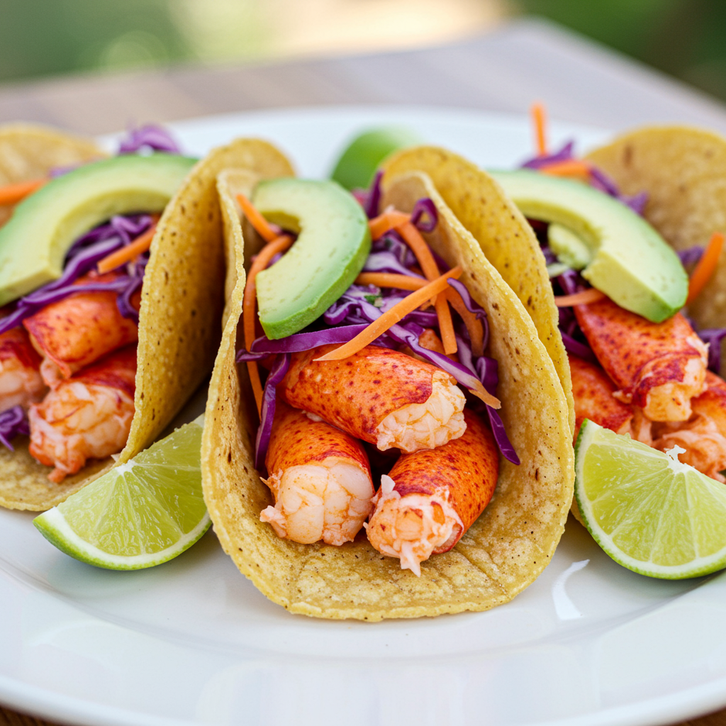4. Lobster and Avocado Tacos