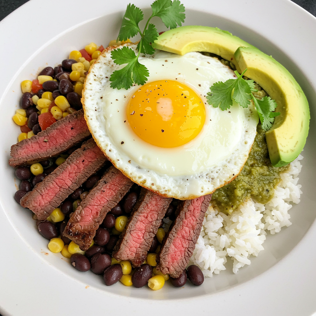 4. Mexican-Style Steak Breakfast Bowl