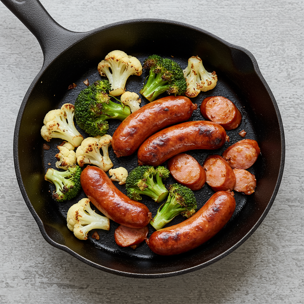 4. Polish Sausage and Veggie Skillet