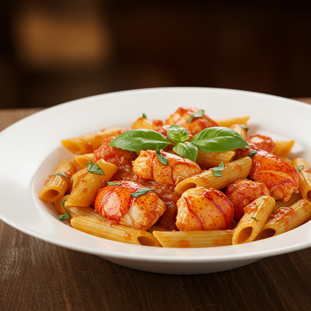 4. Spicy Lobster Arrabbiata Penne