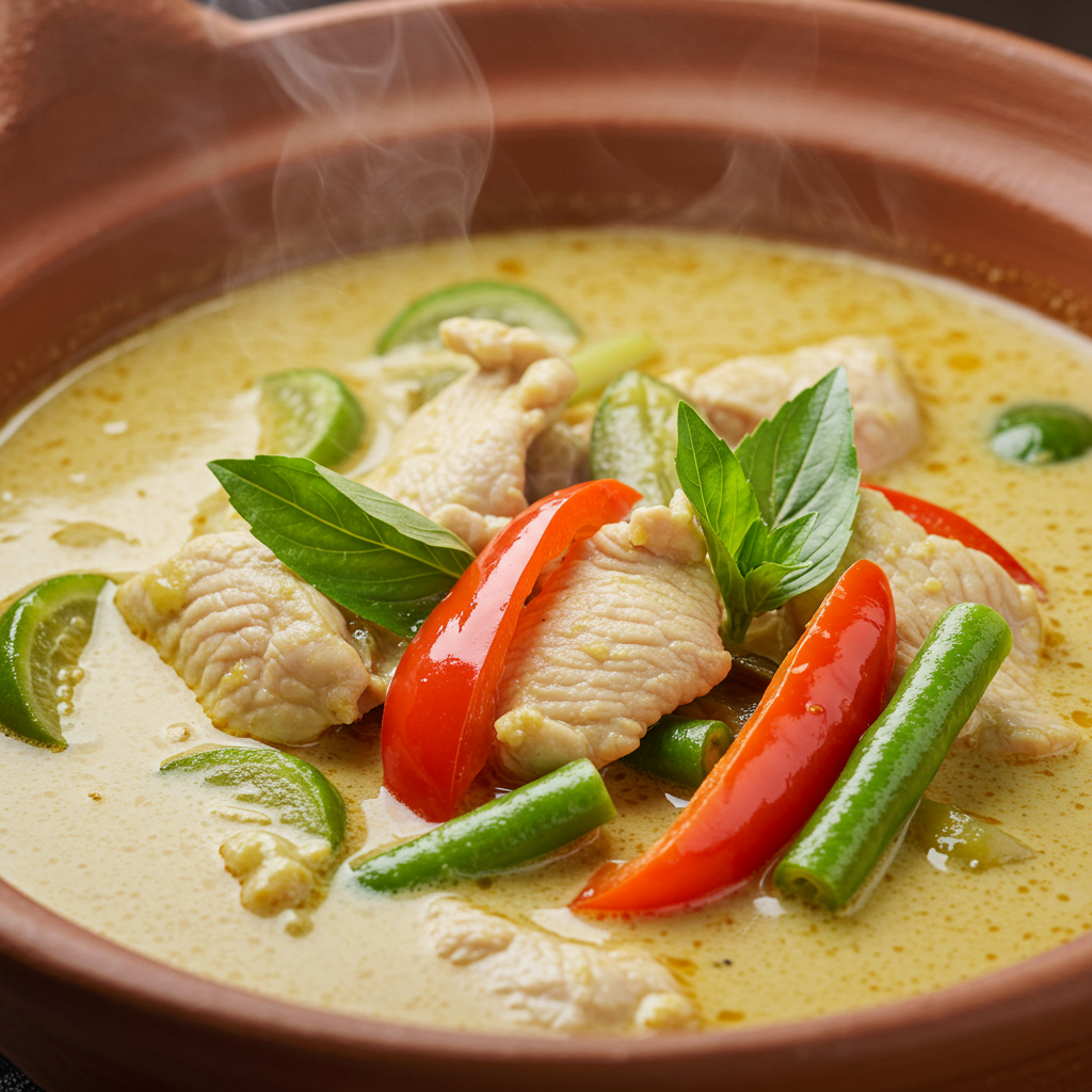 4. Thai Green Chicken Curry