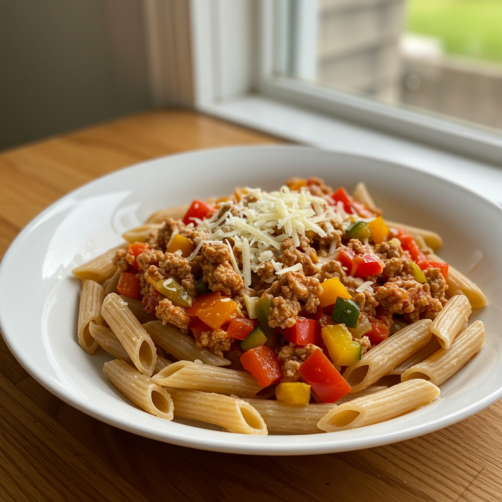 4. Turkey Bolognese with Whole Wheat Pasta