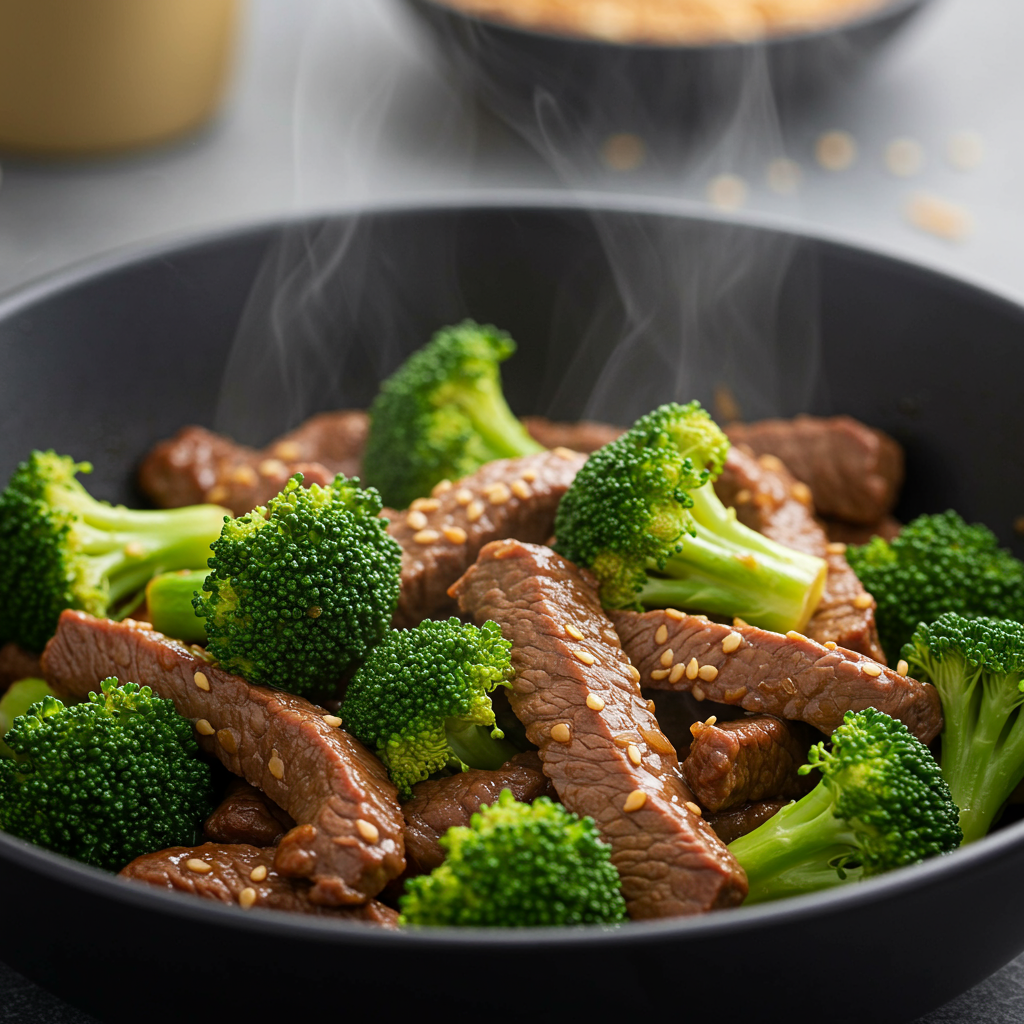 5. Air Fryer Beef and Broccoli Stir-Fry