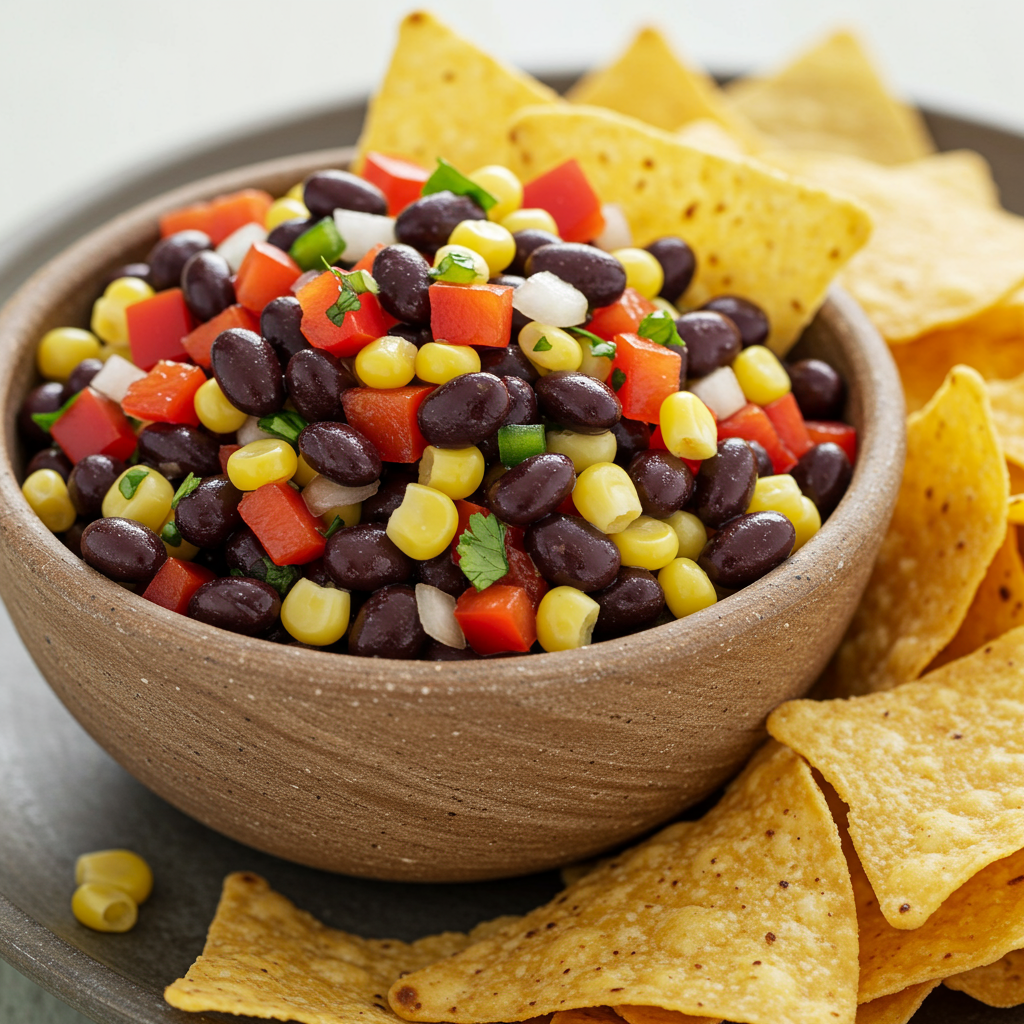 5. Black Bean and Corn Salsa
